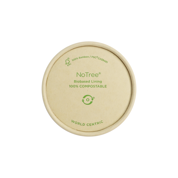 World Centric SFL-NT-4 - Lid for 4 oz NoTree Portion Cup