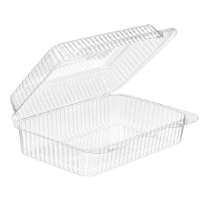 73.3 oz. rectangular SureLock PET clamshell container, Inline Plastics SLP40