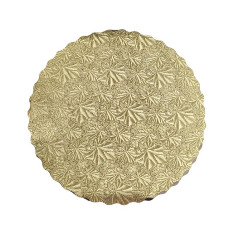 Cake Board 14'' Circle Gold