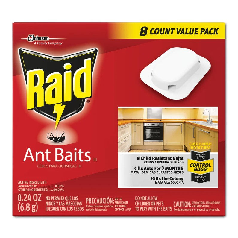 SC Johnson - Raid Ant Baits, 0.24 Oz - Case of 12