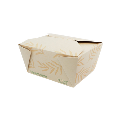 World Centric TO-NT-1 26 oz NoTree number 1 paper take-out container