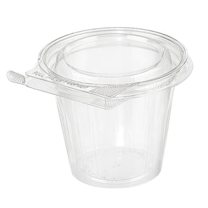 Inline Plastics TS12CCR 12 oz. round tamper-evident clamshell deli cup