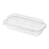 Inline Plastics TS202 40 oz rectangular tamper-evident deli clamshell container