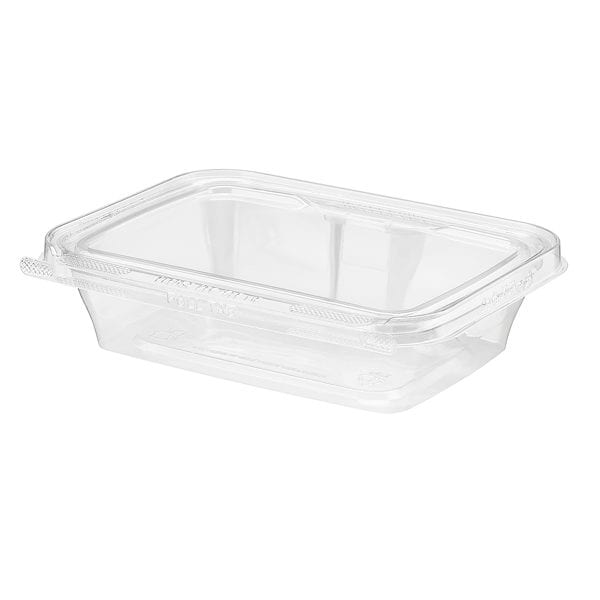 Inline Plastics TS20 20 oz. rectangular tamper-evident deli clamshell container