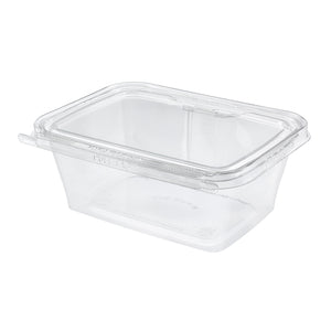 Inline Plastics TS32 32 oz. rectangular tamper-evident deli clamshell container