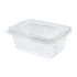 Inline Plastics TS32 32 oz. rectangular tamper-evident deli clamshell container