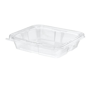 35 oz. rectangular tamper-evident PET deli clamshell container, Inline Plastics TS35