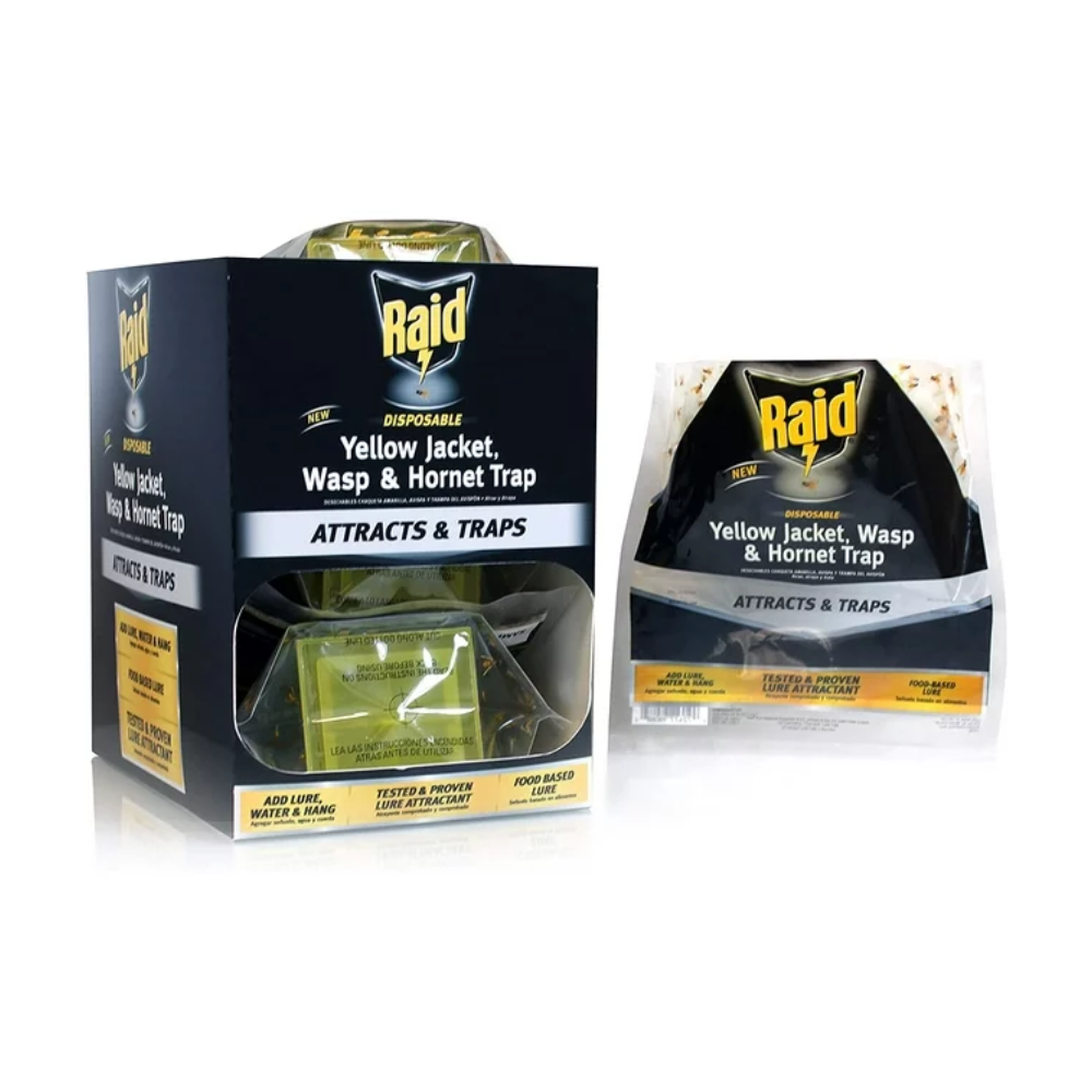 SC Johnson - Raid Yellow Jacket, Wasp, & Hornet Trap, Disposable ...