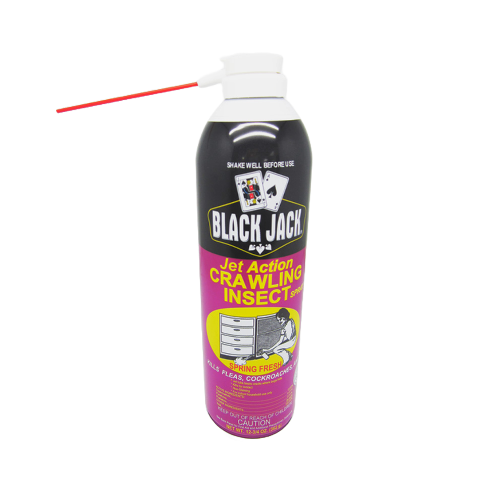 Back Jack - Jet Action Crawling Insect Spray Spring Fresh, 12.75oz - Case of 12