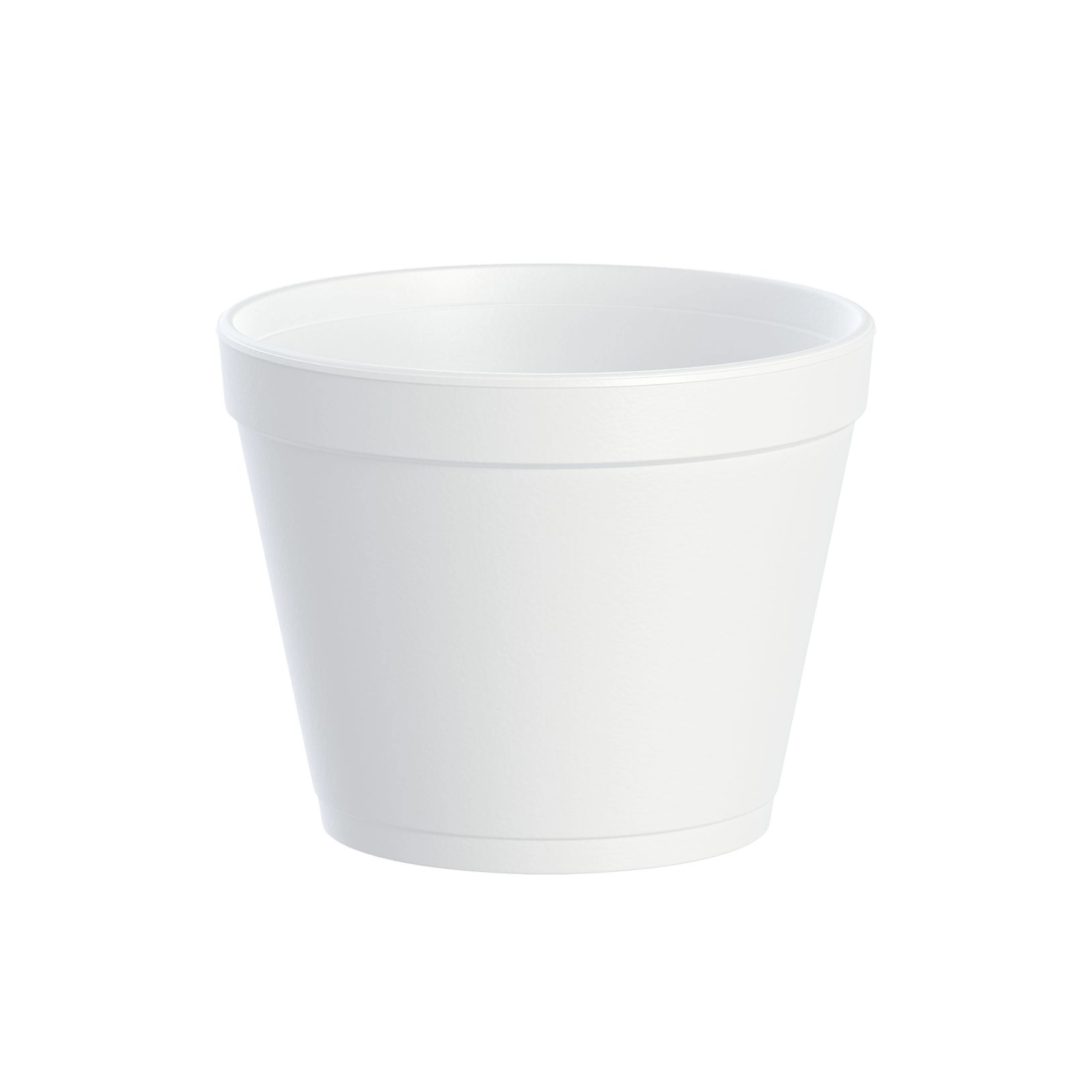 Dart 24MJ48 - 24 oz. White Foam Food Container - Case of 500
