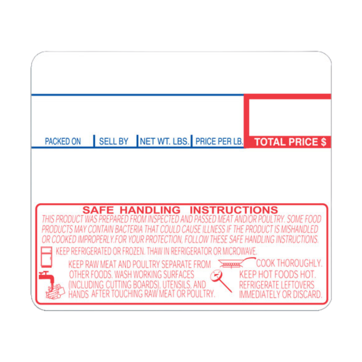 Cl Label Scale Label LST-8030 For LP-1000/CL-5000, Non-UPC / Safe Handling, 600 ...