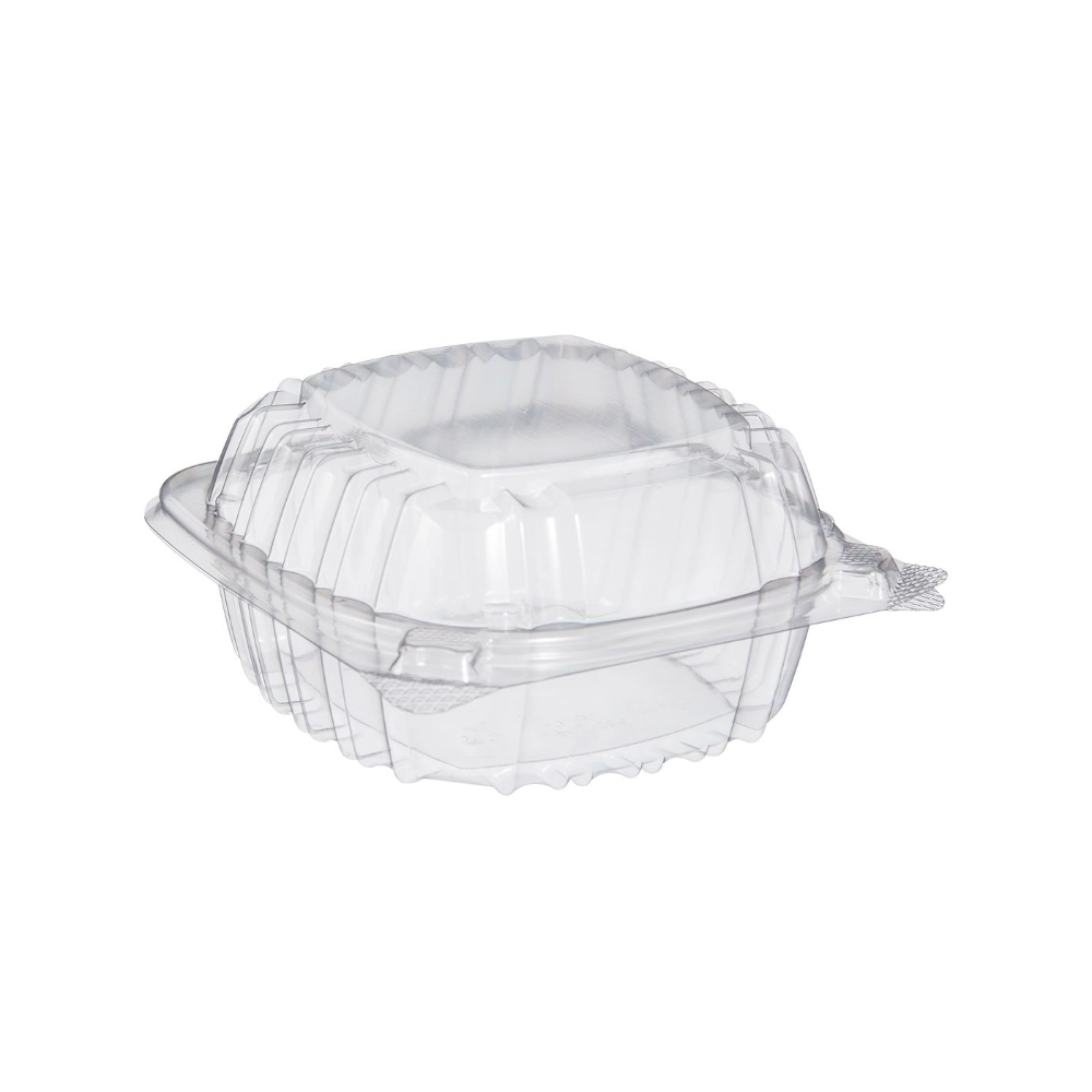 Dart C53PST1 - 5 in OPS Plastic Sandwich Container, Clear - Case of 500