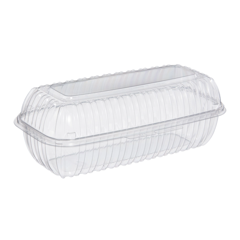 Dart C99HT1 - 9 x 5 in OPS Plastic Hoagie Container, Clear - Case of 200