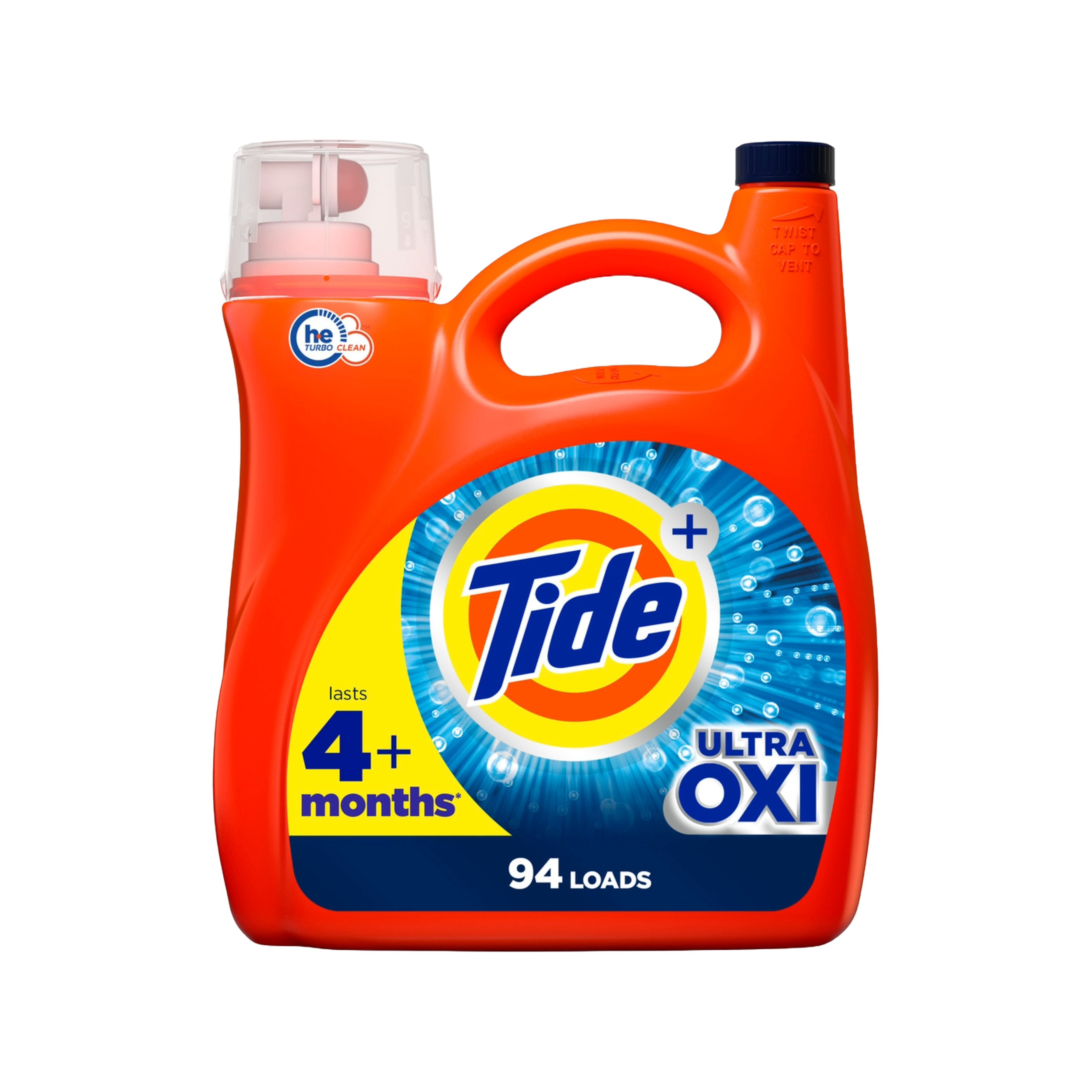 HE Compatible Liquid Laundry Detergent w/ Ultra Oxi 132 Oz, 94 Loads - Case of 4