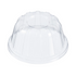 Dart 20HDLC - 20oz OPS Plastic High Dome Lid, Clear - Case of 1000
