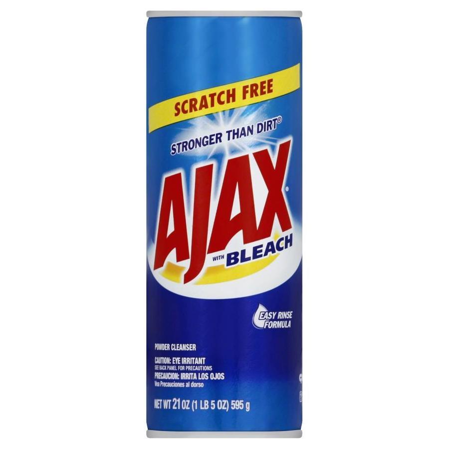 Ajax Powder Cleanser with Bleach 21 oz. canister, front of package