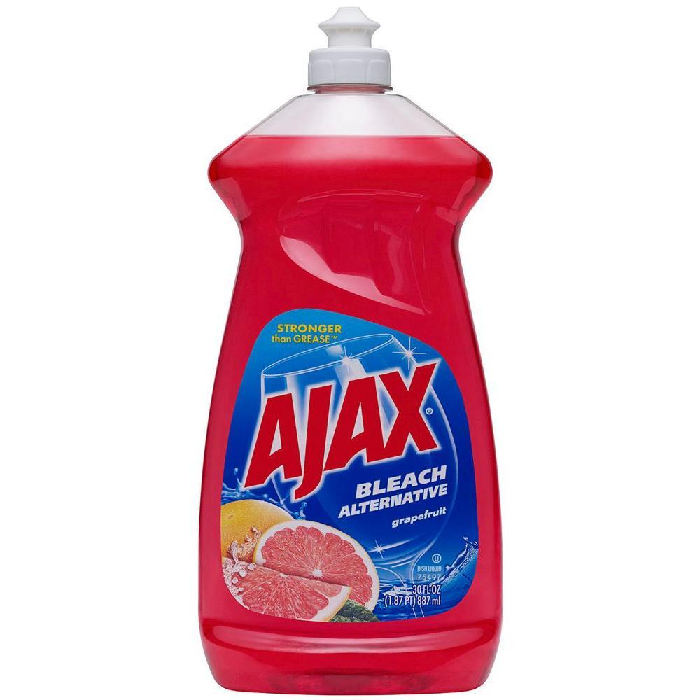 Ajax Ruby Red Grapefruit dish liquid 28 oz. bottle, front of package