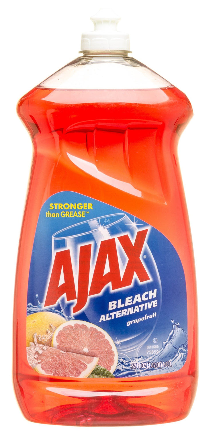 Ajax Ruby Red Grapefruit dish liquid 52 oz. bottle, front of package