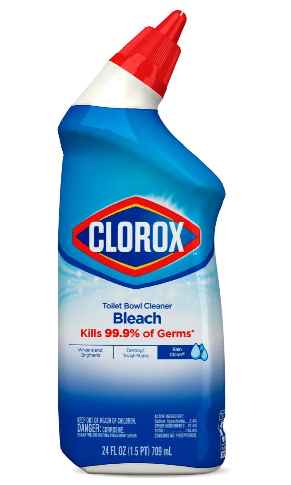 Clorox - Toilet Bowl Cleaner Rain Clean Scent 24oz - Case of 12