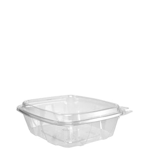 Dart CH24DED clear empty SafeSeal container with dome lid