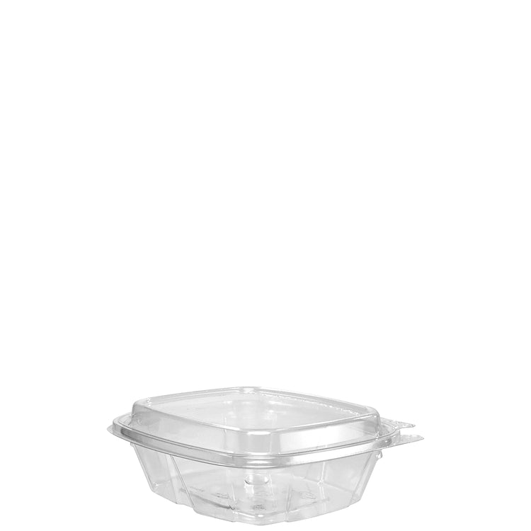 Dart CH8DED clear empty SafeSeal container with dome lid