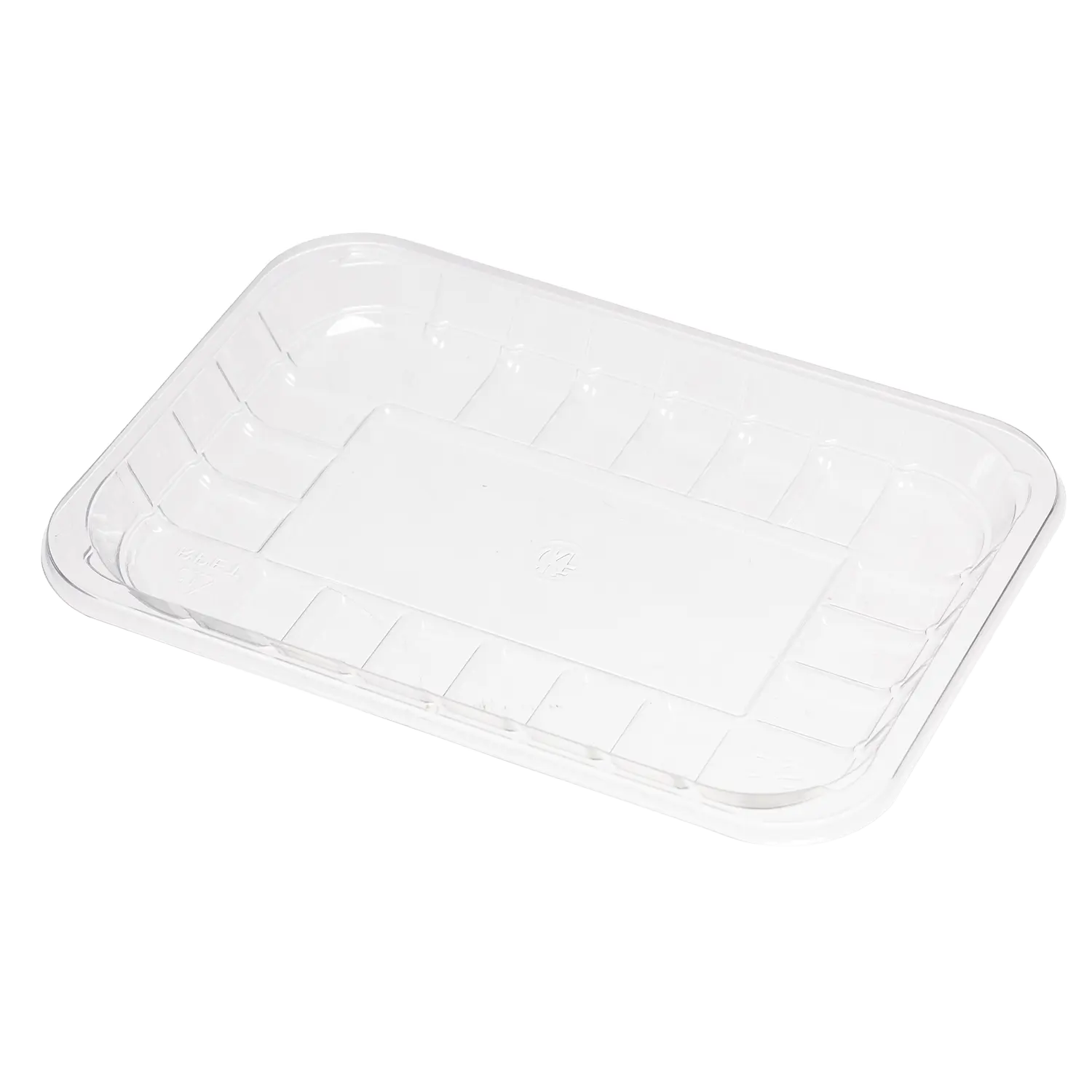 CKF 86668 #2S clear PET plastic meat tray, manufacturer product photo with background removed