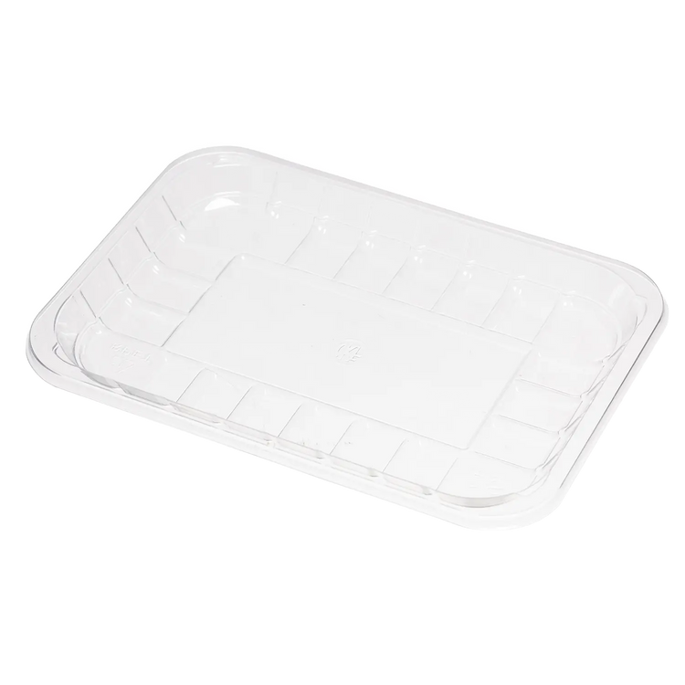 CKF 86668 #2S clear PET plastic meat tray, manufacturer product photo with background removed
