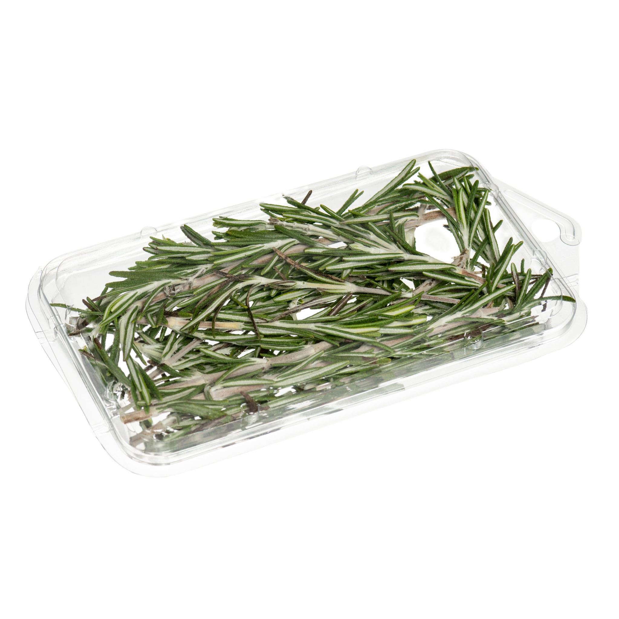 CKF 86669 clear hook top clamshell herb pack with rosemary, manufacturer product photo with background removed