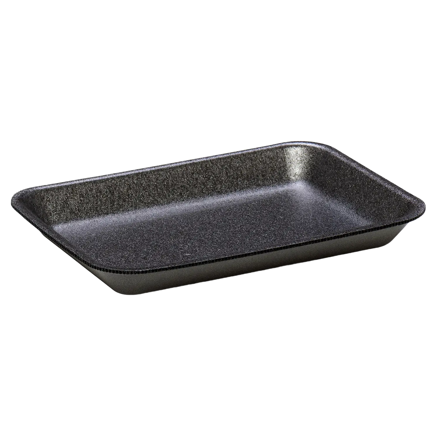 CKF 87802 #2 black foam meat tray, manufacturer product photo with background removed