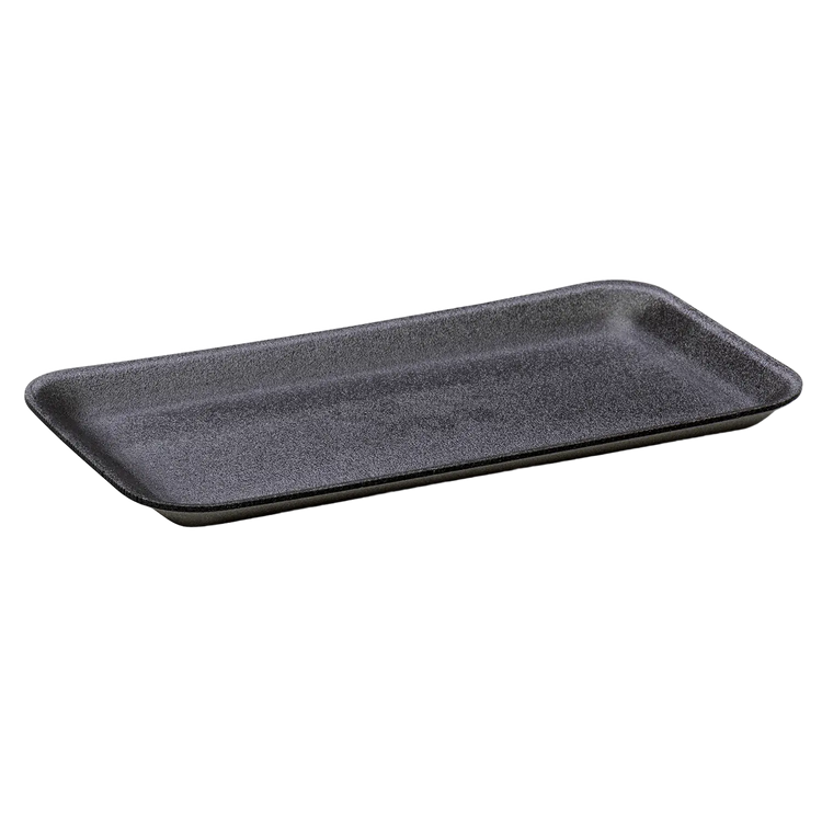 CKF 87810 #10S black foam meat tray, manufacturer product photo with background removed
