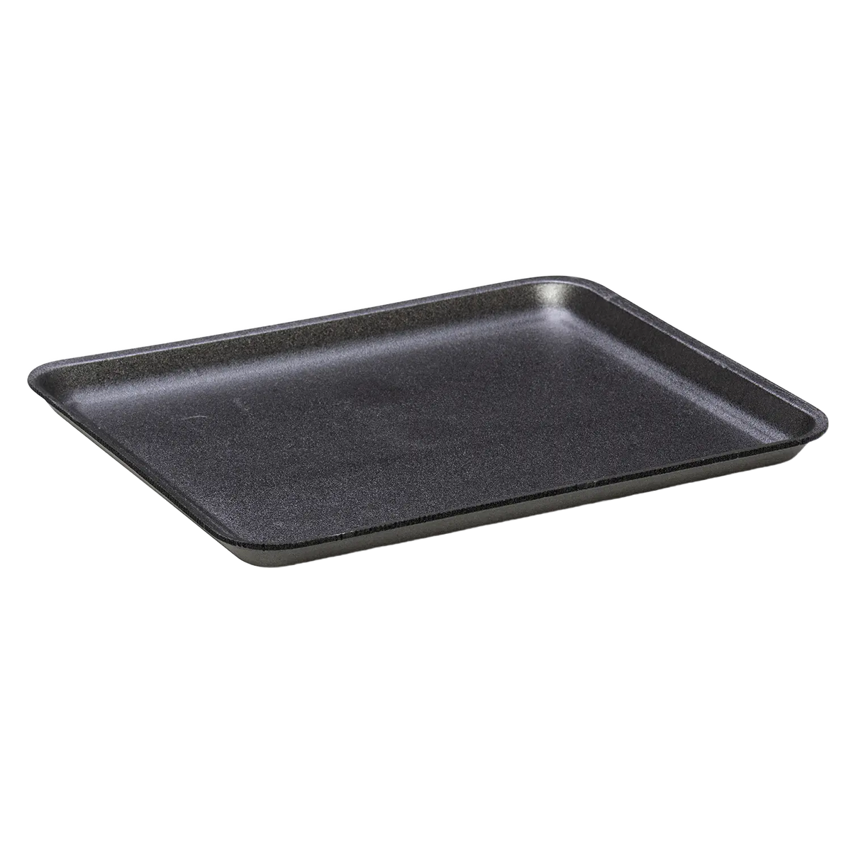 CKF 87812 #12S black foam meat tray, manufacturer product photo with background removed