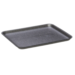 CKF 87828 #8S black foam meat tray, manufacturer product photo with background removed