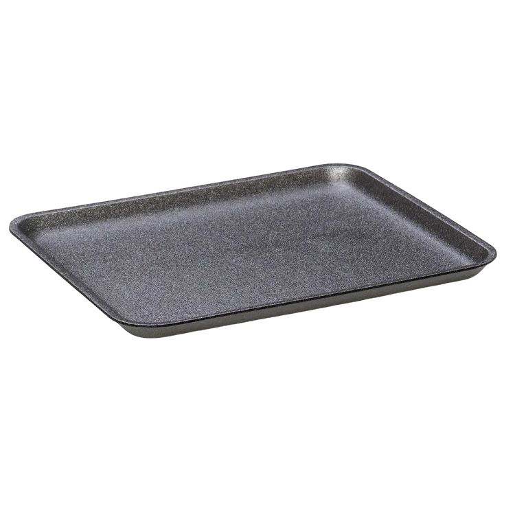 CKF 87828 #8S black foam meat tray, manufacturer product photo with background removed
