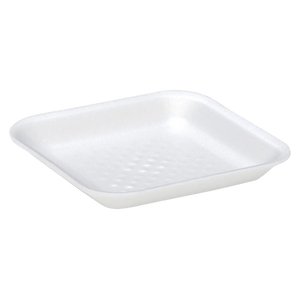 CKF 88101 #1S white foam meat tray, manufacturer product photo with background removed