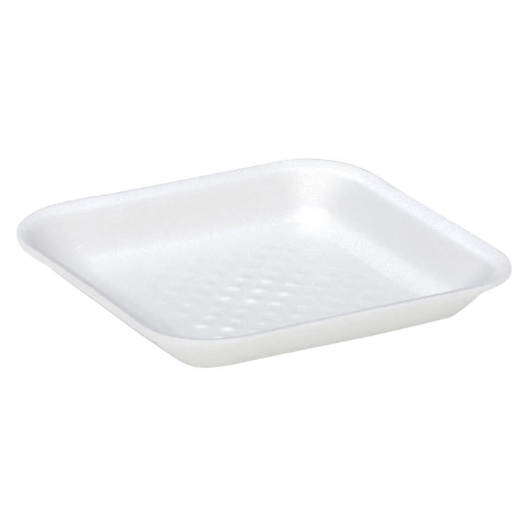 CKF 88101 #1S white foam meat tray, manufacturer product photo with background removed
