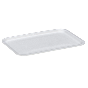 CKF 88103 #2S white foam meat tray, manufacturer product photo with background removed