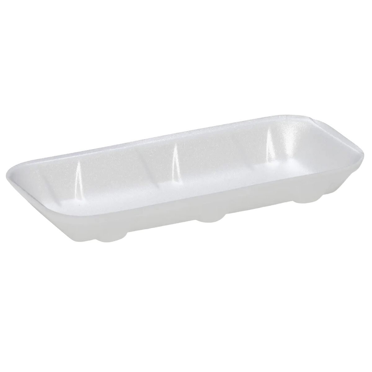 CKF 88105 #1.5 white foam meat tray, manufacturer product photo with background removed