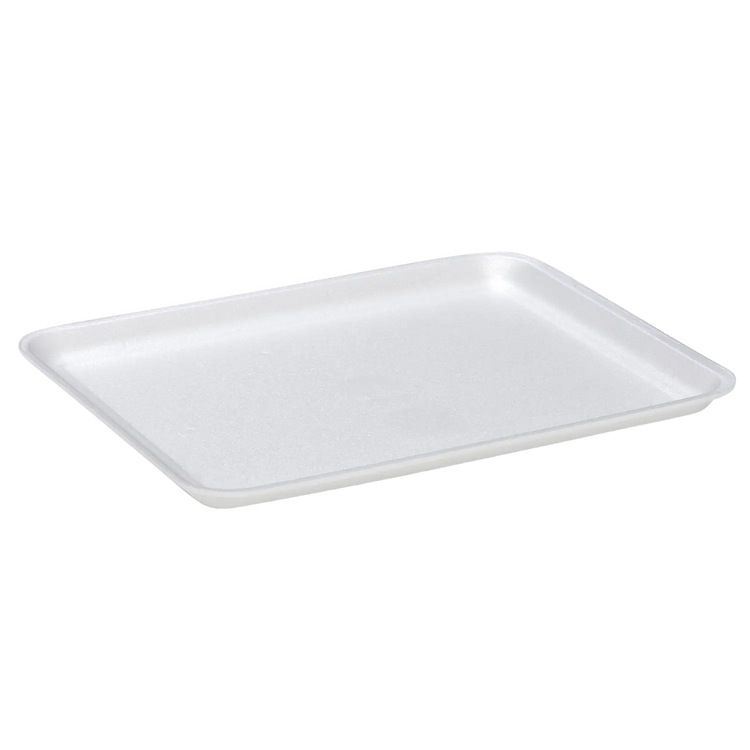 CKF 88112 #12S white foam meat tray, manufacturer product photo with background removed
