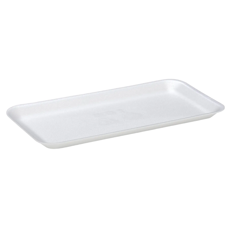 CKF 88115 #10S white foam meat tray, manufacturer product photo with background removed