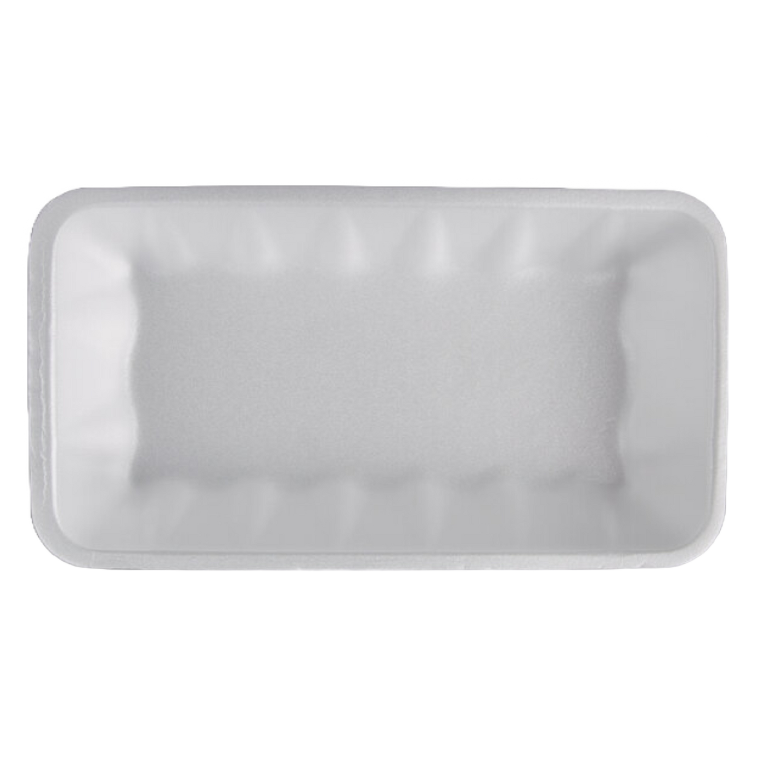 CKF 88141 #10K white foam meat tray, product photo with background removed
