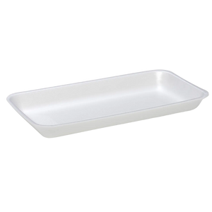 CKF 88156 #15P white foam meat tray, manufacturer product photo with background removed