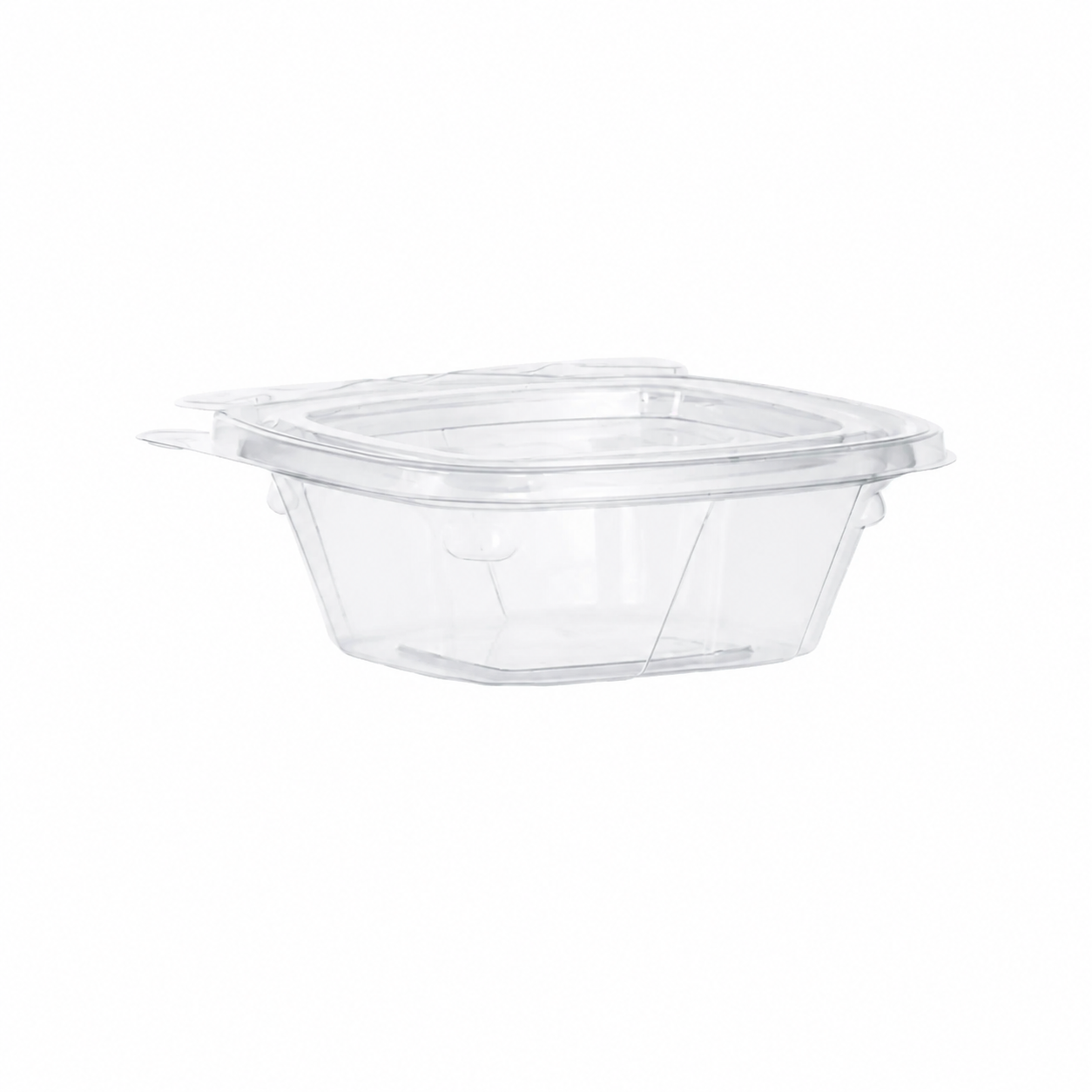 Dart CH4DEF empty ClearPac SafeSeal container, centered view