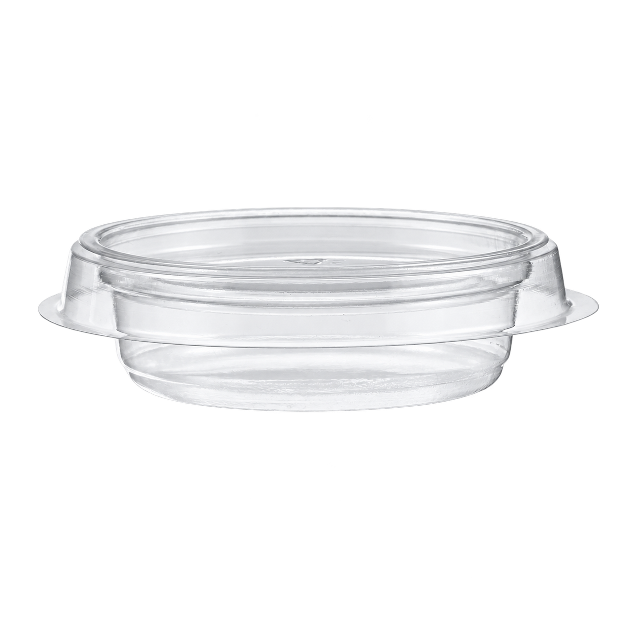 Inline Plastics CC2R empty clear 2 oz round condiment insert cup