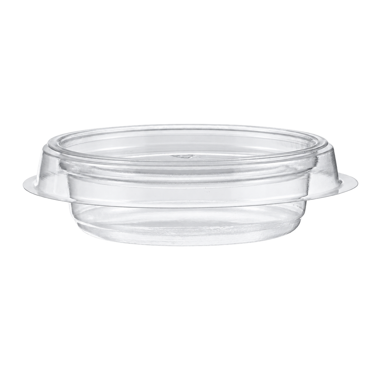 Inline Plastics CC2R empty clear 2 oz round condiment insert cup