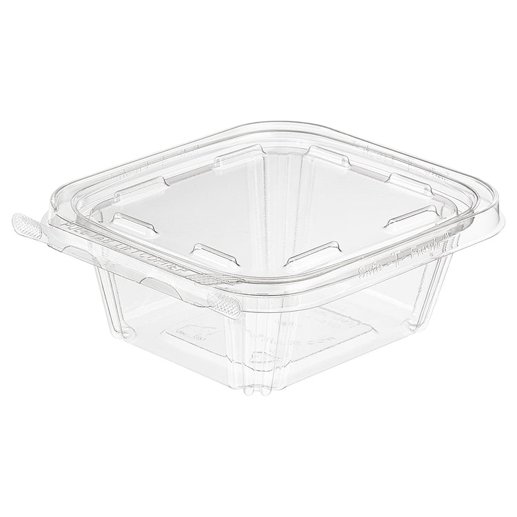 Manufacturer photo of Inline Plastics TS12 clear square tamper-evident container
