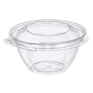 Inline Plastics TS16RN empty clear 16 oz round tamper-evident container