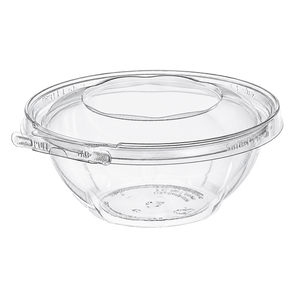 Empty Inline Plastics TS24RN clear round microvented tamper-evident bowl