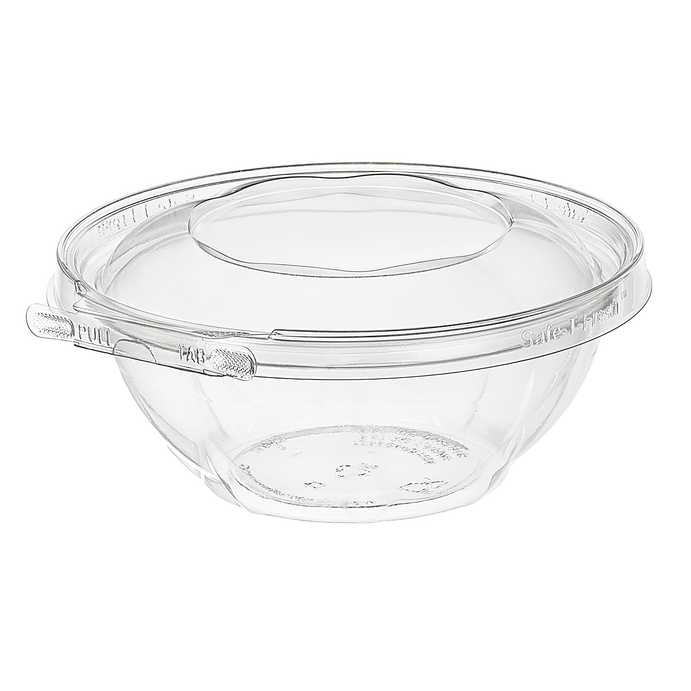 Manufacturer photo of Inline Plastics TS24RN clear round microvented tamper-evident bowl