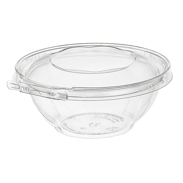 Manufacturer photo of Inline Plastics TS24RN clear round microvented tamper-evident bowl