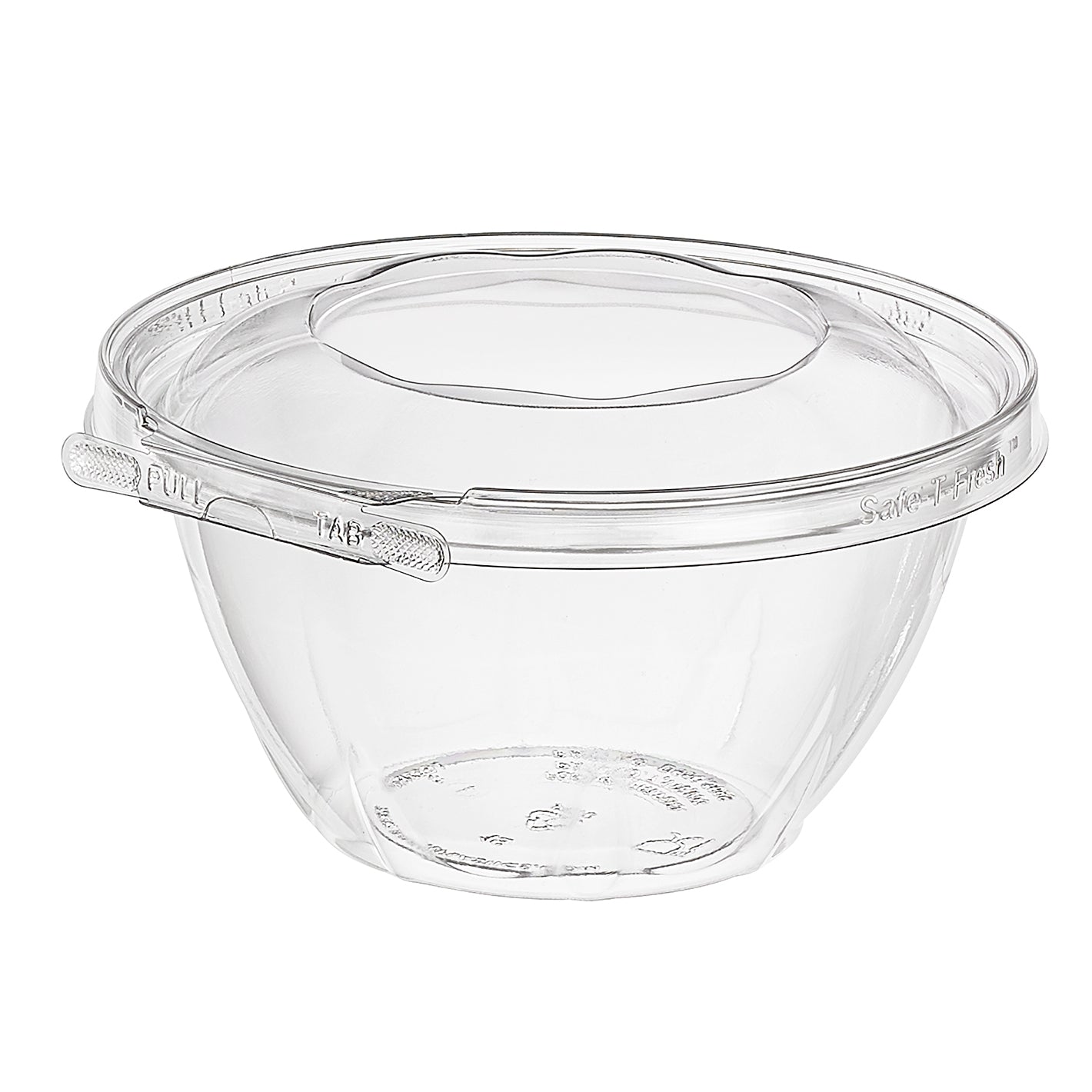 Manufacturer photo of Inline Plastics TS32RN clear round microvented tamper-evident bowl